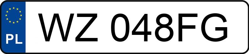 Numer rejestracyjny WZ 048FG posiada PEUGEOT 307 CC - WZ048FG Numer rejestracyjny WZ 048FG posiada PEUGEOT 307 CC - WZ048FG