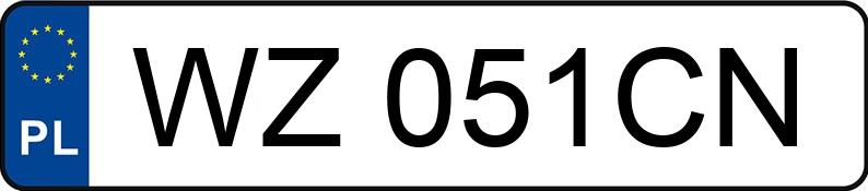 Numer rejestracyjny WZ 051CN posiada PEUGEOT 207 - WZ051CN Numer rejestracyjny WZ 051CN posiada PEUGEOT 207 - WZ051CN