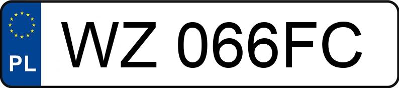 Numer rejestracyjny WZ 066FC posiada SCHMITZ CARGOBULL --- - WZ066FC