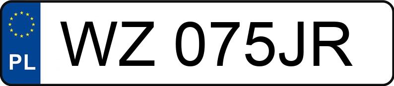 Numer rejestracyjny WZ 075JR posiada FORD RANGER - WZ075JR Numer rejestracyjny WZ 075JR posiada FORD RANGER - WZ075JR