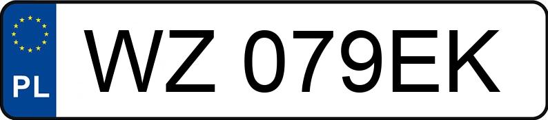 Numer rejestracyjny WZ079EK posiada AUDI A4 2.0 Kat. MR`00 E3 8E A4 2.0 Kat. MR`00 E3 8E