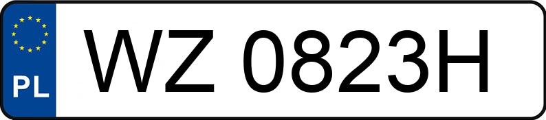 Numer rejestracyjny WZ 0823H posiada RENAULT MEGANE - WZ0823H