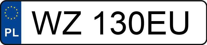 Numer rejestracyjny WZ 130EU posiada PORSCHE CAYENNE E-HYBRID - WZ130EU