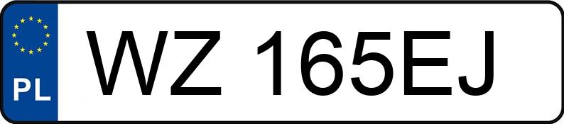 Numer rejestracyjny WZ 165EJ posiada TOYOTA PROACE CITY VERSO - WZ165EJ Numer rejestracyjny WZ 165EJ posiada TOYOTA PROACE CITY VERSO - WZ165EJ