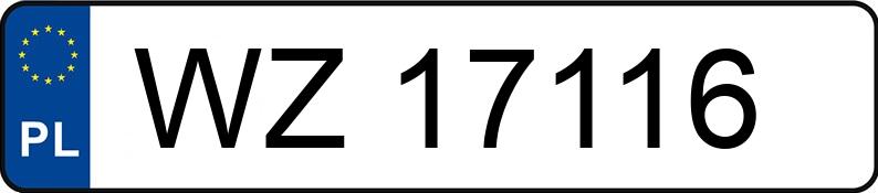 Numer rejestracyjny WZ 17116 posiada VOLKSWAGEN Passat 1.8i Kat. MR`88 GT G60 syncro - WZ17116