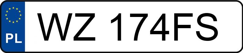 Numer rejestracyjny WZ 174FS posiada MAN TGX L.2018.858.001 - WZ174FS Numer rejestracyjny WZ 174FS posiada MAN TGX L.2018.858.001 - WZ174FS