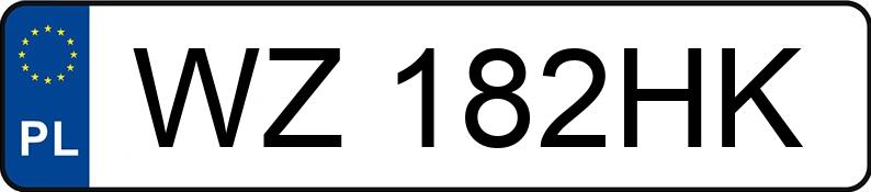 Numer rejestracyjny WZ 182HK posiada MERCEDES-BENZ GLB 250 MR`19 E6d X247 4Matic DCT - WZ182HK