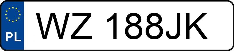 Numer rejestracyjny WZ 188JK posiada PEUGEOT 408 MR`22 E6d GT S&S EAT - WZ188JK Numer rejestracyjny WZ 188JK posiada PEUGEOT 408 MR`22 E6d GT S&S EAT - WZ188JK