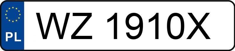 Numer rejestracyjny WZ 1910X posiada VOLVO S60 2.4 MR`05 E4 Summum - WZ1910X