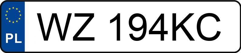 Numer rejestracyjny WZ 194KC posiada ALFA ROMEO STELVIO - WZ194KC Numer rejestracyjny WZ 194KC posiada ALFA ROMEO STELVIO - WZ194KC