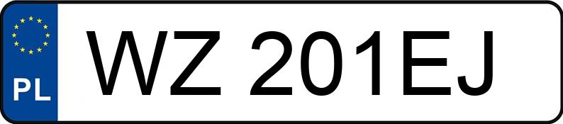 Numer rejestracyjny WZ 201EJ posiada BMW 318D - WZ201EJ