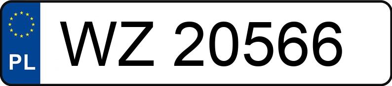 Numer rejestracyjny WZ 20566 posiada Toyota Celica - WZ20566