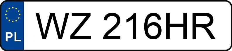 Numer rejestracyjny WZ 216HR posiada VOLVO V60 2.0 B4 B MR`23 E6d Plus Dark Getr - WZ216HR