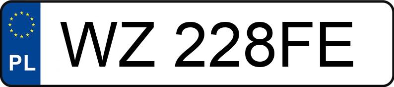 Numer rejestracyjny WZ 228FE posiada SEAT LEON - WZ228FE Numer rejestracyjny WZ 228FE posiada SEAT LEON - WZ228FE
