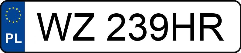 Numer rejestracyjny WZ 239HR posiada SKODA Octavia IV 2.0 TDI MR`20 E6d Ambition DSG - WZ239HR