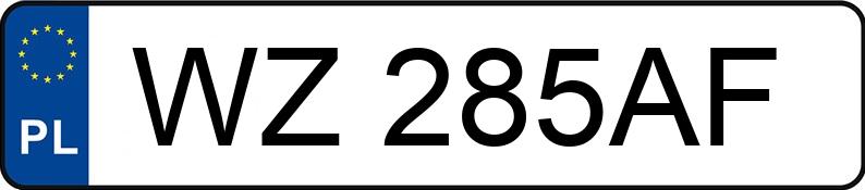 RegistreringsnummerWZ 285AF har SCHMITZ CARGOBULL SKO 24/L - WZ285AF