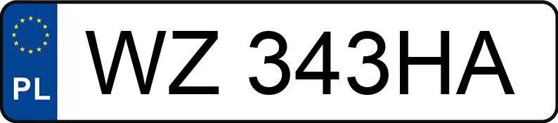 Numer rejestracyjny WZ 343HA posiada PORSCHE MACAN - WZ343HA Numer rejestracyjny WZ 343HA posiada PORSCHE MACAN - WZ343HA