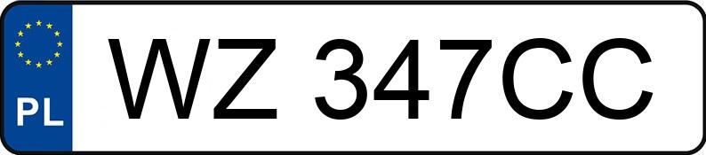 Numer rejestracyjny WZ 347CC posiada SKODA OCTAVIA - WZ347CC