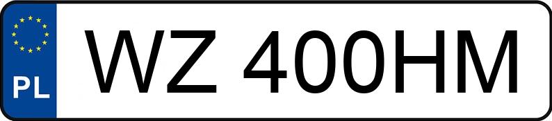 Numer rejestracyjny WZ 400HM posiada BMW M 3 Touring 3.0 MR`22 E6d/e G81 xDrive Competition Step - WZ400HM