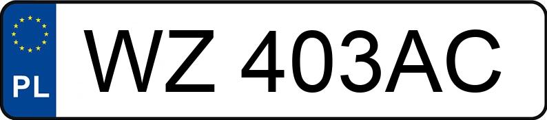 Numer rejestracyjny WZ 403AC posiada OPEL Astra II 1.2 MR`98 Astra II 1.2 MR`98 - WZ403AC Numer rejestracyjny WZ 403AC posiada OPEL Astra II 1.2 MR`98 Astra II 1.2 MR`98 - WZ403AC