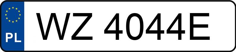 Numer rejestracyjny WZ 4044E posiada OPEL Astra III 1.9 CDTI MR`04 E4 Cosmo Aut. - WZ4044E