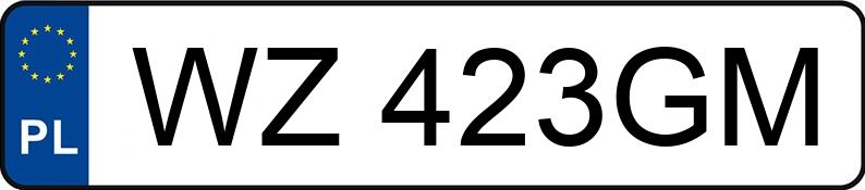 Numer rejestracyjny WZ 423GM posiada SCHMITZ CARGOBULL --- - WZ423GM Numer rejestracyjny WZ 423GM posiada SCHMITZ CARGOBULL --- - WZ423GM