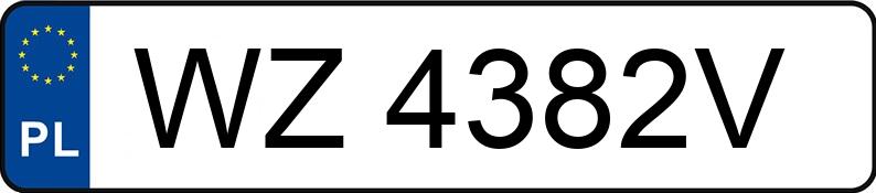 Numer rejestracyjny WZ 4382V posiada BMW X5 XDRIVE25D - WZ4382V Numer rejestracyjny WZ 4382V posiada BMW X5 XDRIVE25D - WZ4382V