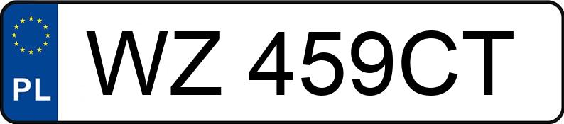 Numer rejestracyjny WZ 459CT posiada BMW 520D XDRIVE - WZ459CT