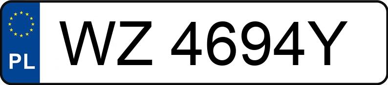 Numer rejestracyjny WZ 4694Y posiada MERCEDES-BENZ C 200 D - WZ4694Y