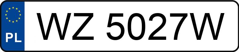 Numer rejestracyjny WZ 5027W posiada JAGUAR LAND ROVER LIMITED RANGE ROVER EVOQUE - WZ5027W Numer rejestracyjny WZ 5027W posiada JAGUAR LAND ROVER LIMITED RANGE ROVER EVOQUE - WZ5027W