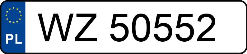 Numer rejestracyjny WZ 50552 posiada TOYOTA YARIS - WZ50552 Numer rejestracyjny WZ 50552 posiada TOYOTA YARIS - WZ50552