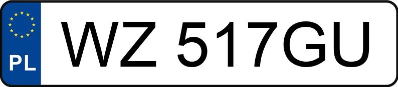 Numer rejestracyjny WZ 517GU posiada KIA Ceed 1.5 MR`22 E6 GT Line - WZ517GU