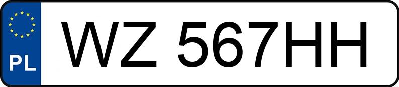 Il numero di registrazione WZ 567HH ha LAND ROVER Range Rover IV 3.0 MHEV MR`18 E6d Vogue - WZ567HH
