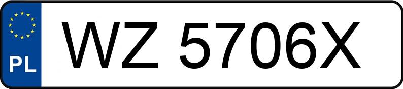 Numer rejestracyjny WZ 5706X posiada BMW X6 M50D - WZ5706X
