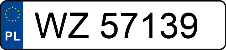Numer rejestracyjny WZ 57139 posiada CITROEN C4 2.0 HDI MR`04 E4 