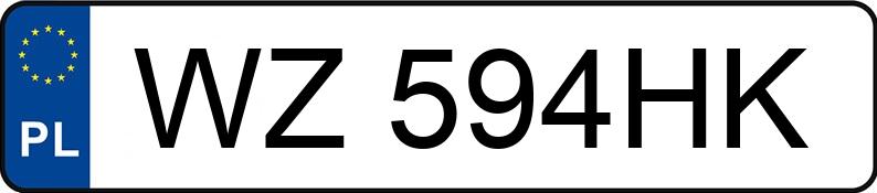 Numer rejestracyjny WZ 594HK posiada VOLKSWAGEN Golf VII Variant 1.6 TDI MR`17 E6 Trendline BMT - WZ594HK