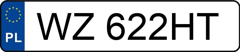 Numer rejestracyjny WZ 622HT posiada KIA SPORTAGE - WZ622HT