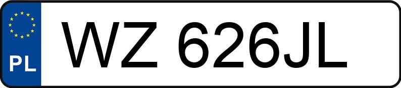 Numer rejestracyjny WZ 626JL posiada SKODA SUPERB - WZ626JL Numer rejestracyjny WZ 626JL posiada SKODA SUPERB - WZ626JL