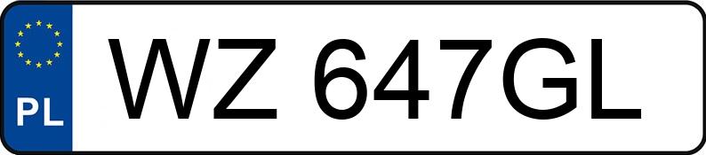 Il numero di registrazione WZ 647GL ha KIA Sorento 2.5 CRD MR`02 E2 - WZ647GL