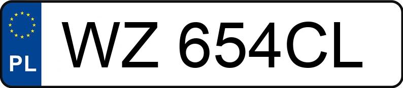 Numer rejestracyjny WZ 654CL posiada TOYOTA AYGO - WZ654CL Numer rejestracyjny WZ 654CL posiada TOYOTA AYGO - WZ654CL