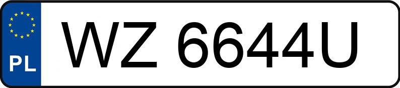 Numer rejestracyjny WZ 6644U posiada MERCEDES-BENZ E 63 AMG MR`16 E6 213 S 4Matic+ - WZ6644U