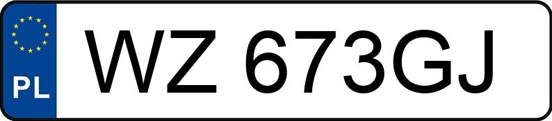 Numer rejestracyjny WZ 673GJ posiada TOYOTA CAMRY - WZ673GJ Numer rejestracyjny WZ 673GJ posiada TOYOTA CAMRY - WZ673GJ