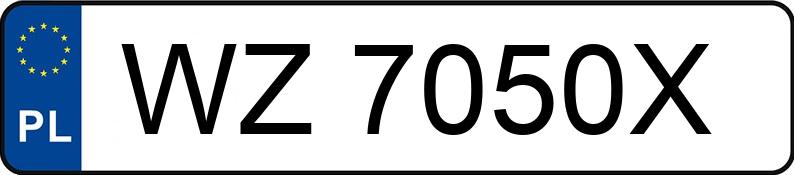 Numer rejestracyjny WZ 7050X posiada VOLKSWAGEN PASSAT - WZ7050X Numer rejestracyjny WZ 7050X posiada VOLKSWAGEN PASSAT - WZ7050X