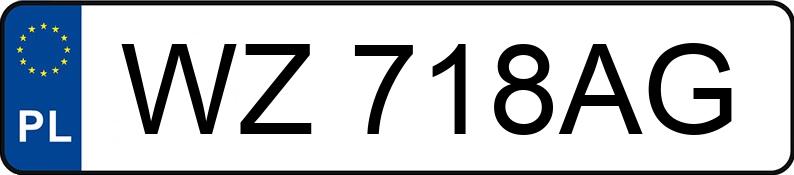 Numer rejestracyjny WZ 718AG posiada VOLKSWAGEN GOLF CABRIO - WZ718AG