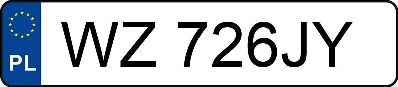 Numer rejestracyjny WZ 726JY posiada HYUNDAI KONA - WZ726JY Numer rejestracyjny WZ 726JY posiada HYUNDAI KONA - WZ726JY