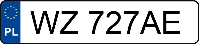 Numer rejestracyjny WZ 727AE posiada KIA OPTIMA - WZ727AE