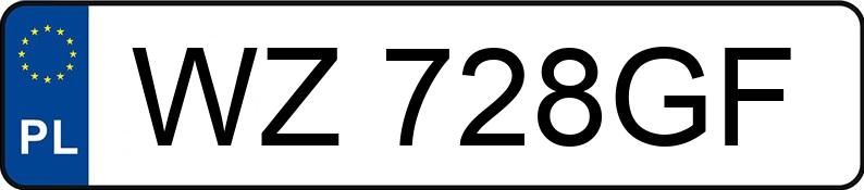 Numer rejestracyjny WZ 728GF posiada KIA RIO - WZ728GF Numer rejestracyjny WZ 728GF posiada KIA RIO - WZ728GF