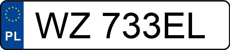 Numer rejestracyjny WZ 733EL posiada BMW 120D - WZ733EL