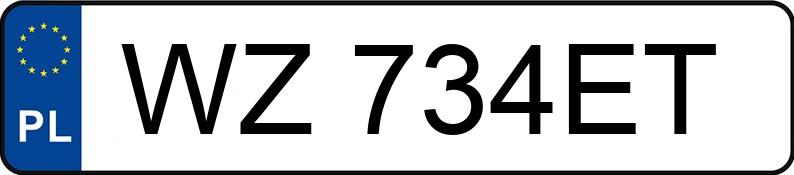 Numer rejestracyjny WZ 734ET posiada VOLVO V90 - WZ734ET Numer rejestracyjny WZ 734ET posiada VOLVO V90 - WZ734ET