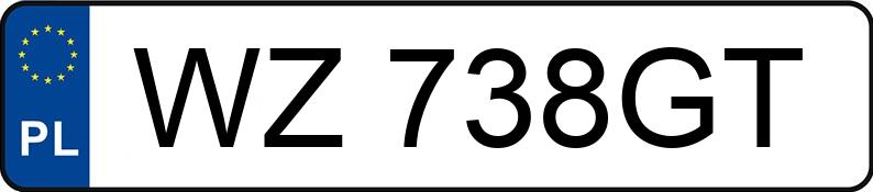 Numer rejestracyjny WZ 738GT posiada VOLVO S80 - WZ738GT Numer rejestracyjny WZ 738GT posiada VOLVO S80 - WZ738GT